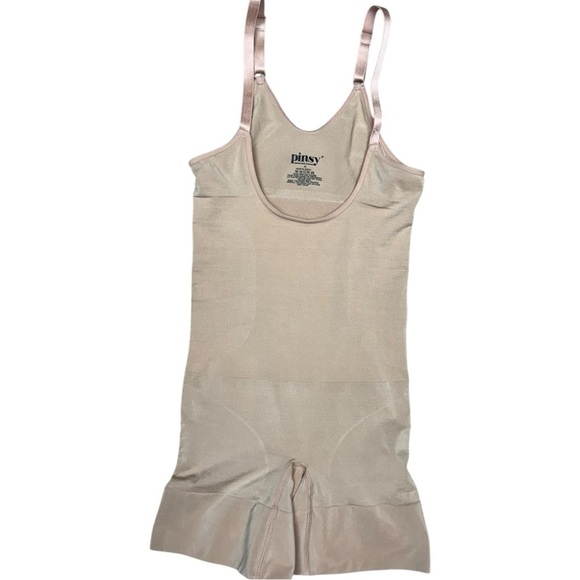 Pinsy Butter Sculpt Seamless Shapewear Bodysuit, Medium Beige, NWT - Picture 3 of 11
